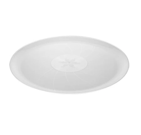 Fineline Settings 8601-CL Platter Pleasers Classic Clear Round Plastic Serving Tray 16" - 25 Pcs 3 Fineline Settings 8601-CL Platter Pleasers Classic Clear Round Plastic Serving Tray 16" - 25 Pcs