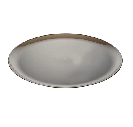 Fineline Settings 8801-SM Platter Pleasers Classic Round Smoke Plastic Serving Tray 18" - 25 Pcs 3 Fineline Settings 8801-SM Platter Pleasers Classic Round Smoke Plastic Serving Tray 18" - 25 Pcs