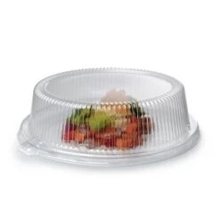 Fineline Settings 9209-L Platter Pleasers Clear PET Dome Lid 9" - 10 Doz