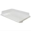 Fineline Settings DDRC810.L Platter Pleasers Clear Plastic Rectangular Dome Lid 10" X 8" - 50 Pcs 1 Fineline Settings DDRC810.L Platter Pleasers Clear Plastic Rectangular Dome Lid 10" X 8" - 50 Pcs -Dixie Shop Fineline Settings DDRC810 L Platter Pleasers Clear Plastic Rectangular Dome Lid 10 quot x 8 quot 50 pcs 31724 medium