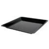 Fineline Settings SQ4616.BK Platter Pleasers Black Square Plastic Serving Tray 16" X 16" - 20 Pcs -Dixie Shop Fineline Settings SQ4616 Platter Pleasers Square Plastic Serving Tray 16 x 16 20 pcs 31362 medium
