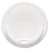 Dart Gourmet Hot Cup Lids, For Trophy Plus Cups, 12-20 Oz. White - 1500 Pcs -Dixie Shop Gourmet Hot Cup Lids For Trophy Plus Cups 12 20 oz White 1500 Carton 295061 medium