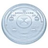Fabri-Kal Greenware ClearCold Drink Lids Fits 9, 12, 20 Oz. Cups, 1000/Carton -Dixie Shop Greenware Cold Drink Lids Fits 9 12 20 oz Cups Clear 1000 Carton 295983 medium