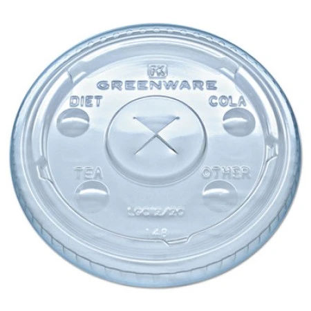Fabri-Kal Greenware ClearCold Drink Lids Fits 9, 12, 20 Oz. Cups, 1000/Carton 3 Fabri-Kal Greenware ClearCold Drink Lids Fits 9, 12, 20 Oz. Cups, 1000/Carton