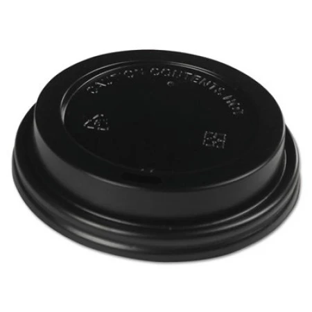 Black Hot Cup Lids, Fits 10-20 Oz. Cups, 1000/Carton 3 Black Hot Cup Lids, Fits 10-20 Oz. Cups, 1000/Carton
