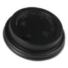 Black Hot Cup Lids, Fits 8 Oz. Cups, 1000/Carton