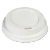 White Hot Cup Lids, Fits 8 Oz. Cups, 1000/Carton -Dixie Shop Hot Cup Lids Fits 8 oz Hot Cups White 1000 Carton 294146 medium