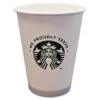 Starbucks Paper Hot Cups, 12 Oz., White With Green Logo, 1000/Carton -Dixie Shop Hot Cups 12oz White with Green Logo 1000 Carton 301002 medium