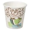 Dixie Paper Hot Cups, 10 Oz., Coffee Dreams Design, 500/Carton -Dixie Shop Hot Cups Paper 10oz Coffee Dreams Design 500 Carton 295287 medium