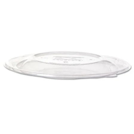 Eco-Products Clear Lids For 64 Oz Squat Salad Bowls, PLA, 9.5" Dia, 300/Carton 3 Eco-Products Clear Lids For 64 Oz Squat Salad Bowls, PLA, 9.5" Dia, 300/Carton
