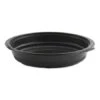 MicroRaves Incredi-Bowl Base, 24 Oz., 8.5" Dia X 1.51"h, Black, 150/Carton
