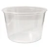 Microwavable Deli Containers, 16 Oz, Clear, 500/Carton -Dixie Shop Microwavable Deli Containers 16 oz Clear 500 Carton 295989 medium