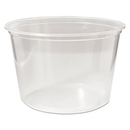 Microwavable Deli Containers, 16 Oz, Clear, 500/Carton 3 Microwavable Deli Containers, 16 Oz, Clear, 500/Carton