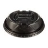 Dart Optima Black Reclosable Lids For 10-24 Oz. Paper Hot Cups - 1000 Pcs