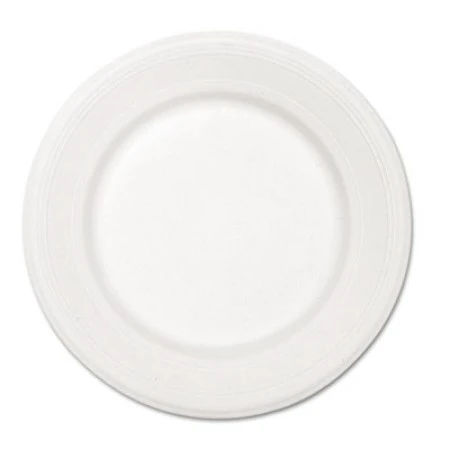 Paper Dinnerware, Plate, 10 1/2" Dia, White, 500/Carton 3 Paper Dinnerware, Plate, 10 1/2" Dia, White, 500/Carton