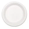 Chinet Classic White Dinnerware Plate, 8 3/4" Dia, 500/Carton -Dixie Shop Paper Dinnerware Plate 8 3 4 dia White 500 Carton 297231 medium