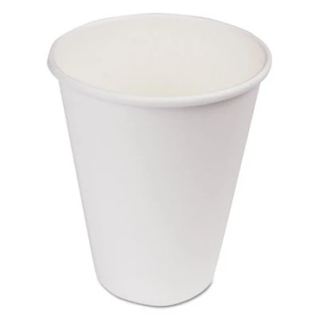White Paper Hot Cups, 12 Oz., 1000/Carton 3 White Paper Hot Cups, 12 Oz., 1000/Carton