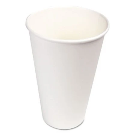 Paper Hot Cups, 16 Oz., White, 1000/Carton 3 Paper Hot Cups, 16 Oz., White, 1000/Carton