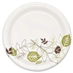 Dixie Pathways Soak Proof Shield Heavyweight Paper Plates, 5 7/8", 500/Carton