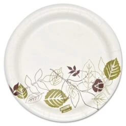 Pathways Soak Proof Shield Heavyweight Paper Plates, 5 7/8" Dia,1000/Carton