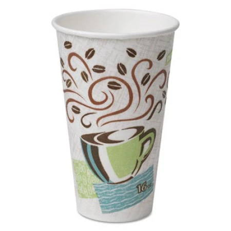 Dixie PerfecTouch Paper Hot Cups, 16 Oz., Coffee Dreams Design, 50/Pack, 20 Packs/Carton 3 Dixie PerfecTouch Paper Hot Cups, 16 Oz., Coffee Dreams Design, 50/Pack, 20 Packs/Carton