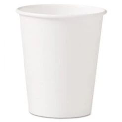 Dart Polycoated Hot Paper Cups, 10 Oz. White - 1000 Pcs