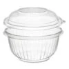 Dart PresentaBowls Bowl/Lid Combo-Paks, 16 Oz. Clear, Dome Lid, - 252 Pcs -Dixie Shop PresentaBowls Bowl Lid Combo Paks 16oz Clear Dome Lid 63 Pack 4 Packs CT 294780 medium