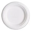 Eco-Products Renewable & Compostable Sugarcane Plates, 6", 1000/Carton 2 Eco-Products Renewable & Compostable Sugarcane Plates, 6", 1000/Carton -Dixie Shop Renewable Compostable Sugarcane Plates 6 1000 Carton 295597 medium