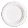 Eco-Products Renewable & Compostable Sugarcane Plates 6", 50/Pack