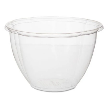 Eco-Products Salad Bowls, Clear, 48 Oz., 6.69" Dia, 300/Carton 3 Eco-Products Salad Bowls, Clear, 48 Oz., 6.69" Dia, 300/Carton