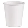 Dart Single-Sided Poly Paper Hot Cups, 10 Oz. White - 1000 Pcs