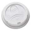 Dixie Sip-Through Dome Hot Drink Lids For 10 Oz. Cups, White, 100/Pack, 1000/Carton -Dixie Shop Sip Through Dome Hot Drink Lids for 10 oz Cups White 100 Pack 1000 Carton 295336 medium