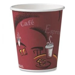 Dart Bistro Design Hot Drink Cups, Paper, 10 Oz. - 1000 Pcs
