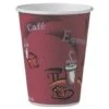 Dart Bistro Design Hot Drink Cups, Paper, 12 Oz. - 300 Pcs -Dixie Shop Solo Bistro Design Hot Drink Cups Paper 12oz 300 Carton 295068 medium