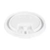 Dart Hot Cup Lids, White - 1000 Pcs -Dixie Shop Solo Hot Cup Lids White 1000 Carton 292105 medium