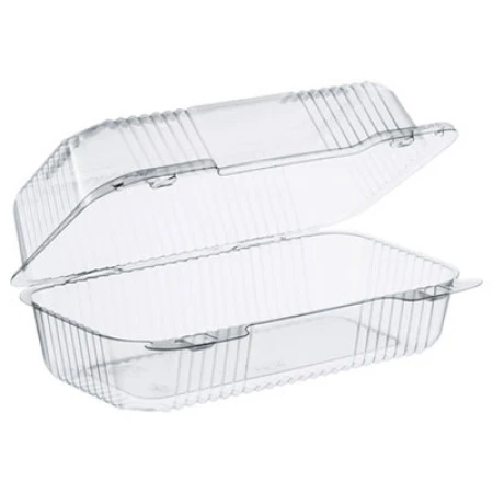 Dart Staylock Clear Hinged Lid Containers, 5.4" X 9" X 3.5"- 250 Pcs 3 Dart Staylock Clear Hinged Lid Containers, 5.4" X 9" X 3.5"- 250 Pcs