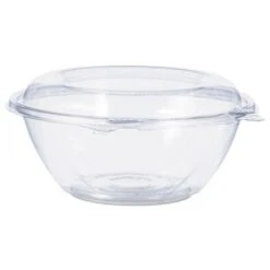 Dart Tamper-Resistant, Tamper-Evident Clear Bowls With Dome Lid, 24 Oz. - 150 Pcs
