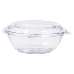 Dart Tamper-Resistant, Tamper-Evident Clear Bowls With Dome Lid, 8 Oz. - 240 Pcs