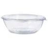Dart Tamper-Resistant, Tamper-Evident Clear Bowls With Flat Lid, 48 Oz. - 100 Pcs -Dixie Shop Tamper Resistant Tamper Evident Bowls with Flat Lid 48 oz Clear 100 Carton 294820 medium