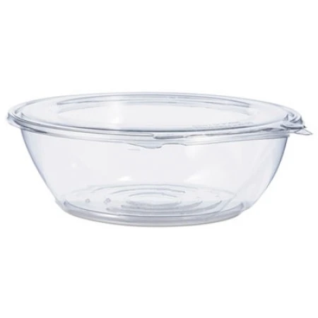 Dart Tamper-Resistant, Tamper-Evident Clear Bowls With Flat Lid, 48 Oz. - 100 Pcs 3 Dart Tamper-Resistant, Tamper-Evident Clear Bowls With Flat Lid, 48 Oz. - 100 Pcs