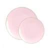 TigerChef Blush With Gold Rim Plastic Dinner Plate 10-1/4" - 10 Pcs -Dixie Shop TigerChef Blush with Gold Rim Plastic Dinner Plate 10 25 quot 10 pcs 313009 medium