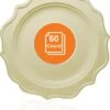 TigerChef Cream Scalloped Rim Disposable Dinner Plate 10", 60/Pack 2 TigerChef Cream Scalloped Rim Disposable Dinner Plate 10", 60/Pack -Dixie Shop TigerChef Cream Scalloped Rim Disposable Dinner Plate 10 quot 60 Pack 314332 medium