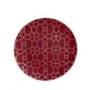 TigerChef Gold Geo Pattern Cranberry Plastic Appetizer Plate 7-1/4" - 10 Pcs -Dixie Shop TigerChef Gold Geo Pattern Cranberry Plastic Appetizer Plate 7 25 quot 10 pcs 308547 medium