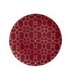 TigerChef Gold Geo Pattern Cranberry Plastic Dinner Plate 10-1/4" - 10 Pcs -Dixie Shop TigerChef Gold Geo Pattern Cranberry Plastic Dinner Plate 10 25 quot 10 pcs 308554 medium