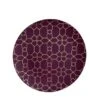 TigerChef Gold Geo Pattern Purple Plastic Appetizer Plate 7-1/4" - 10 Pcs -Dixie Shop TigerChef Gold Geo Pattern Purple Plastic Appetizer Plate 7 25 quot 10 pcs 308548 medium
