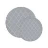 TigerChef Gray Plastic Appetizer Plate With Silver Lattice Pattern 7-1/4" - 10 Pcs -Dixie Shop TigerChef Gray Plastic Appetizer Plate with Silver Lattice Pattern 7 25 quot 10 pcs 313068 medium