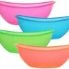 TigerChef Heavy Duty Neon Disposable Plastic Oval Contoured Bowls Set 80 Oz. - 4 Pcs -Dixie Shop TigerChef Heavy Duty Neon Disposable Plastic Oval Contoured Bowls Set 80 oz 4 pcs 314531 medium
