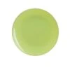TigerChef Lime With Gold Rim Plastic Dinner Plate 10-1/4" - 10 Pcs -Dixie Shop TigerChef Lime with Gold Rim Plastic Dinner Plate 10 1 4 10 pcs 314585 medium