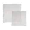 TigerChef Clear With Silver Trim Square Coupe Plastic Dinner Plate 10-1/2" - 10 Pcs 2 TigerChef Clear With Silver Trim Square Coupe Plastic Dinner Plate 10-1/2" - 10 Pcs -Dixie Shop TigerChef Linen with Silver Trim Square Coupe Plastic Dinner Plate 10 5 quot 10 pcs 313094 medium