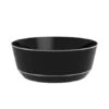 TigerChef Round Black With Silver Rim Plastic Bowl 14 Oz.- 10 Pcs 1 TigerChef Round Black With Silver Rim Plastic Bowl 14 Oz.- 10 Pcs -Dixie Shop TigerChef Round Black with Silver Rim Plastic Bowl 14 oz 10 pcs 313041 medium